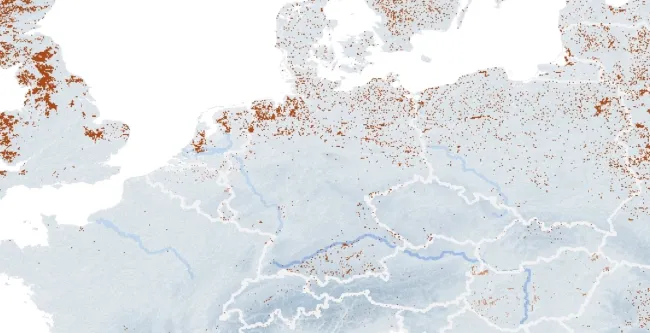 Ausschnitt aus der Global Peatland Map 2.0