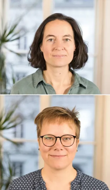 Porträts Tanja Brumbauer und Jennifer Wagner von NELA