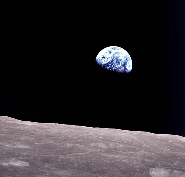 Foto "Earthrise" der Nasa