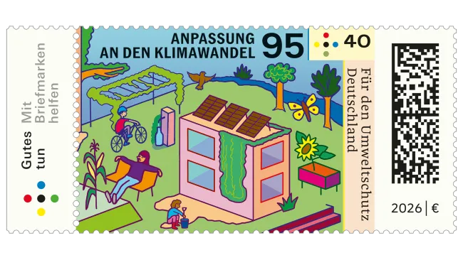 Sonderbriefmarke Anpassung an den Klimawandel