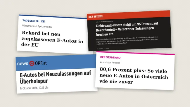 Presseschau Elektromobilität Herbst 2026
