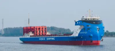 Batterie-elektrisch betriebenes Schiff der chinesischen Reederei Cosco Shipping