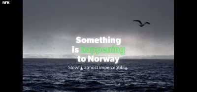 Screenshot von der NRK-Website