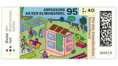 Sonderbriefmarke Anpassung an den Klimawandel