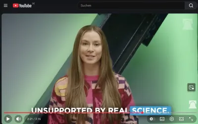 Youtube Video mit Klimawandelleugnung